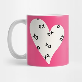 Hugs and kisses heart Mug